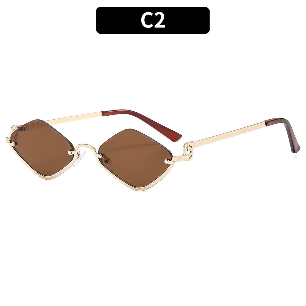 Metal Half-frame Sunglasses Vintage Brand Men s Women s Rhombus Sun Glasses Ins Trend Cool Personalized Glasses Men Oculos UV400 MULTI
Metal Half-frame Sunglasses Vintage Brand Men s Women s Rhombus Sun Glasses Ins Trend Cool Personalized Glasses Men Oculos UV400 MULTI