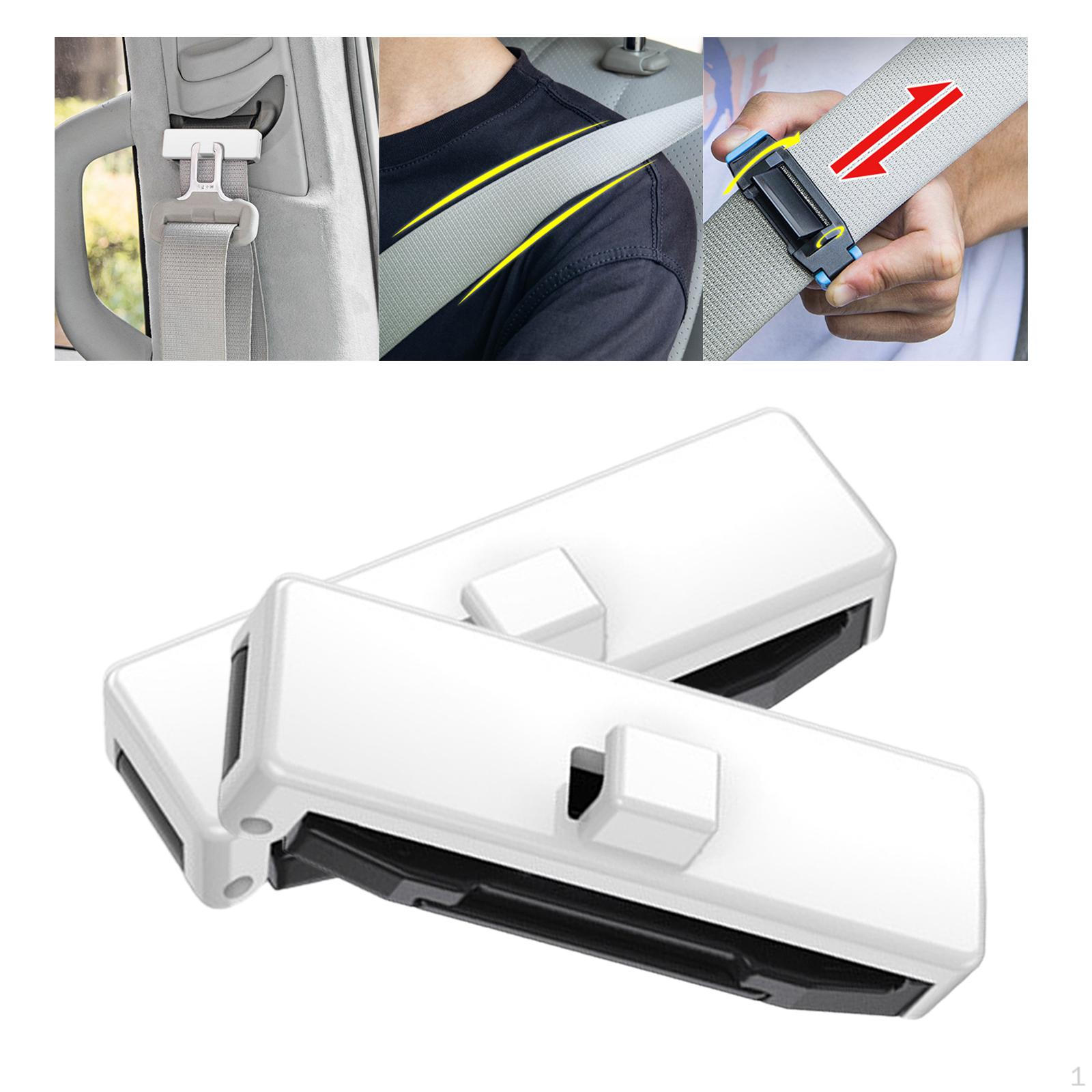 2 Pieces Seat Belt Adjuster Improve Driving Comfort Universal Seatbelt Clips black білий
2 Pieces Seat Belt Adjuster Improve Driving Comfort Universal Seatbelt Clips black білий
