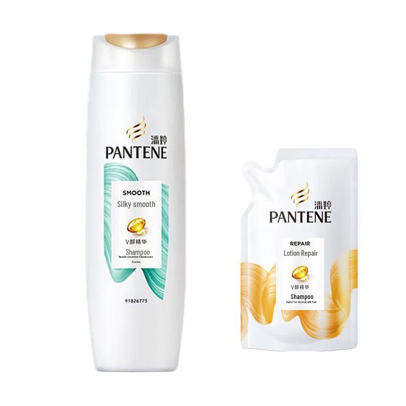 Pantene Silk Smooth Shampoo 400g + 230g Refill
Pantene Silk Smooth Shampoo 400g + 230g Refill