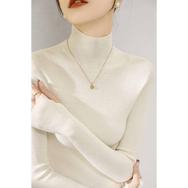 Winter New High Neck Long Sleeves Inner Bottoming Shirt 2024 Fashionable Stylish Finger Set Design Silm Tops Female
Winter New High Neck Long Sleeves Inner Bottoming Shirt 2024 Fashionable Stylish Finger Set Design Silm Tops Female