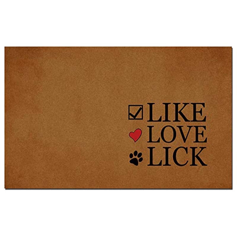 Забавный коврик для двери, домашний коврик на заказ - коврик для двери Love Lick, забавные передние коврики для дома и офиса, декоративный коврик для входа в сад/кухню
Забавный коврик для двери, домашний коврик на заказ - коврик для двери Love Lick, забавные передние коврики для дома и офиса, декоративный коврик для входа в сад/кухню