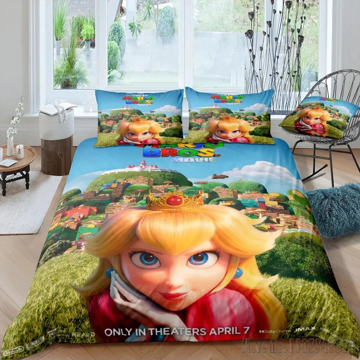Lovely Princess Peaches 3D Printed Duvet Cover Set HD Comforter Cover for Kids Bedding Sets Bedclothes Bedroom Decor EU SK 260x220cm
Lovely Princess Peaches 3D Printed Duvet Cover Set HD Comforter Cover for Kids Bedding Sets Bedclothes Bedroom Decor EU SK 260x220cm