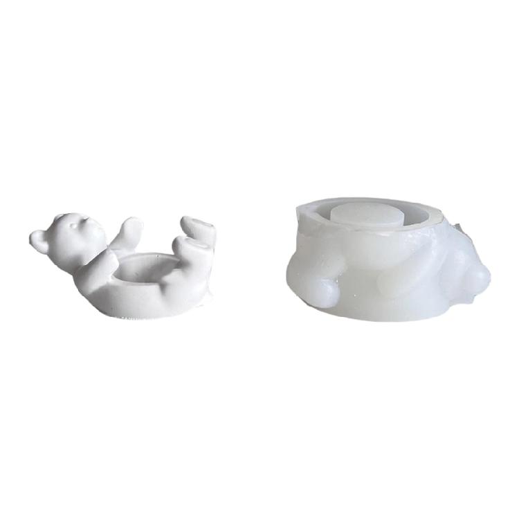Silicone Candle Base Molds Resin Epoxy Molds Bear Shape Candle Holder Molds Silicone Texture Animal Candlestick Moulds
Silicone Candle Base Molds Resin Epoxy Molds Bear Shape Candle Holder Molds Silicone Texture Animal Candlestick Moulds