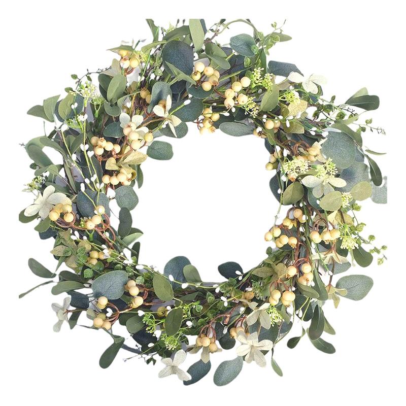 1PC Eucalyptus Wreath New Year Simulation Leaves Hanging Decor Christmas Door Hanging Wreath Holiday Decoration 50cm
1PC Eucalyptus Wreath New Year Simulation Leaves Hanging Decor Christmas Door Hanging Wreath Holiday Decoration 50cm