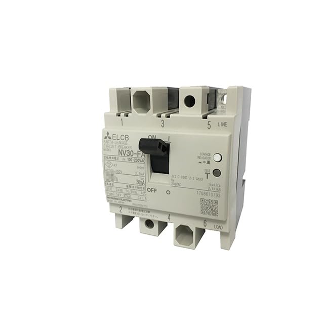 Mitsubishi Electric Earth Leakage Circuit Breaker FA Series for Control Panels Vertical Dimension 72mm Simple Back Wiring 3P 20A 30MA NV30-FA 100-200V
Mitsubishi Electric Earth Leakage Circuit Breaker FA Series for Control Panels Vertical Dimension 72mm Simple Back Wiring 3P 20A 30MA NV30-FA 100-200V