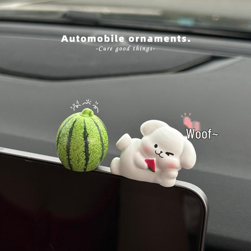 Festive Puppy Car Ornament - Cute Interior Centerpiece for Console or Screen
Festive Puppy Car Ornament - Cute Interior Centerpiece for Console or Screen