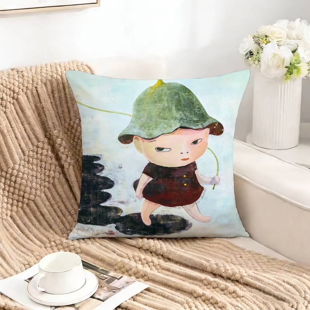 Little YYoshitomo NNaraYN Pillow Case Square DoubleSided Sofa Cushion Cover Bedroom Bedside Pillow 30X30cm
Little YYoshitomo NNaraYN Pillow Case Square DoubleSided Sofa Cushion Cover Bedroom Bedside Pillow 30X30cm