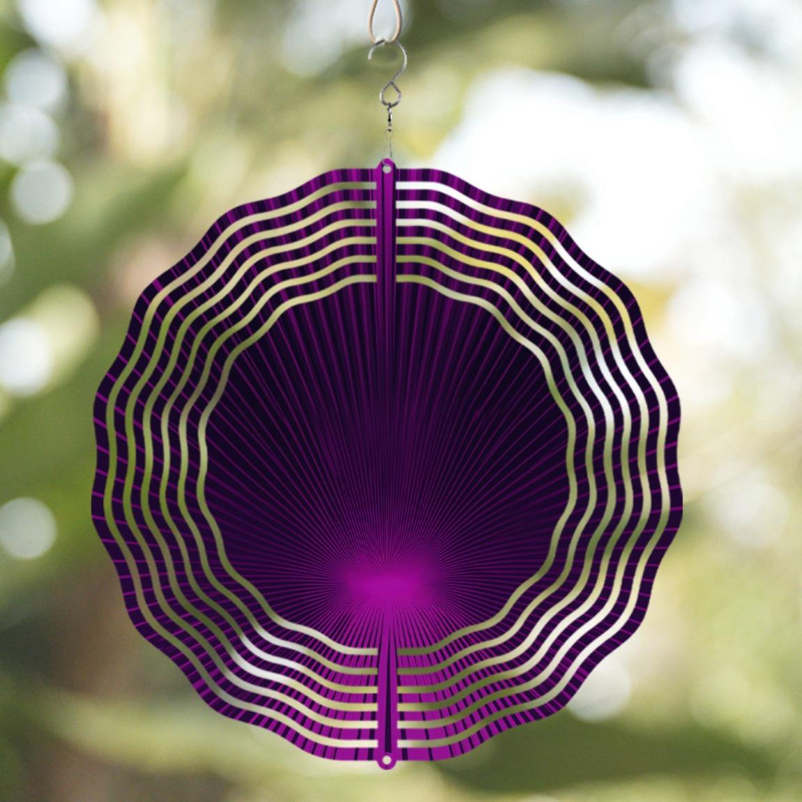 10 Inch Hanging Spinner Wind Chime with Ray Light Effect 360 Degree Hook Rotating Outdoor Decor for Garden Yard Spring Summer Gift 01A
10 Inch Hanging Spinner Wind Chime with Ray Light Effect 360 Degree Hook Rotating Outdoor Decor for Garden Yard Spring Summer Gift 01A