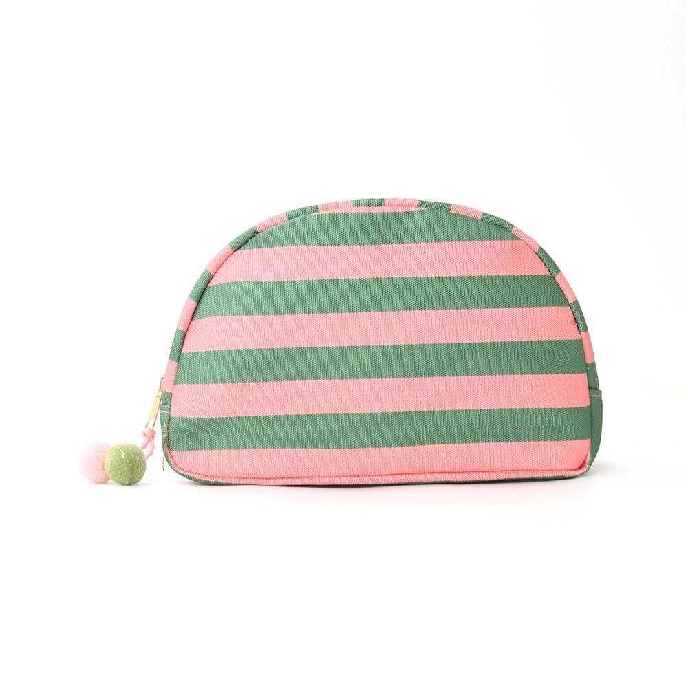 Durable Striped Cosmetic Bag Contrast Color Canvas Makeup Organizer Outdoor Excursion розовый/зелёный
Durable Striped Cosmetic Bag Contrast Color Canvas Makeup Organizer Outdoor Excursion розовый/зелёный