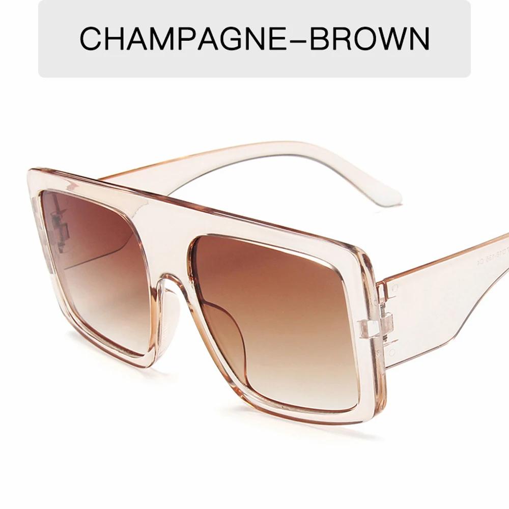 Newest Design Big Frame Oversized Sunglasses Women Luxury Brand Large Flat Top Sun Glasses Trendy Square Gradient Shades As Picture
Newest Design Big Frame Oversized Sunglasses Women Luxury Brand Large Flat Top Sun Glasses Trendy Square Gradient Shades As Picture