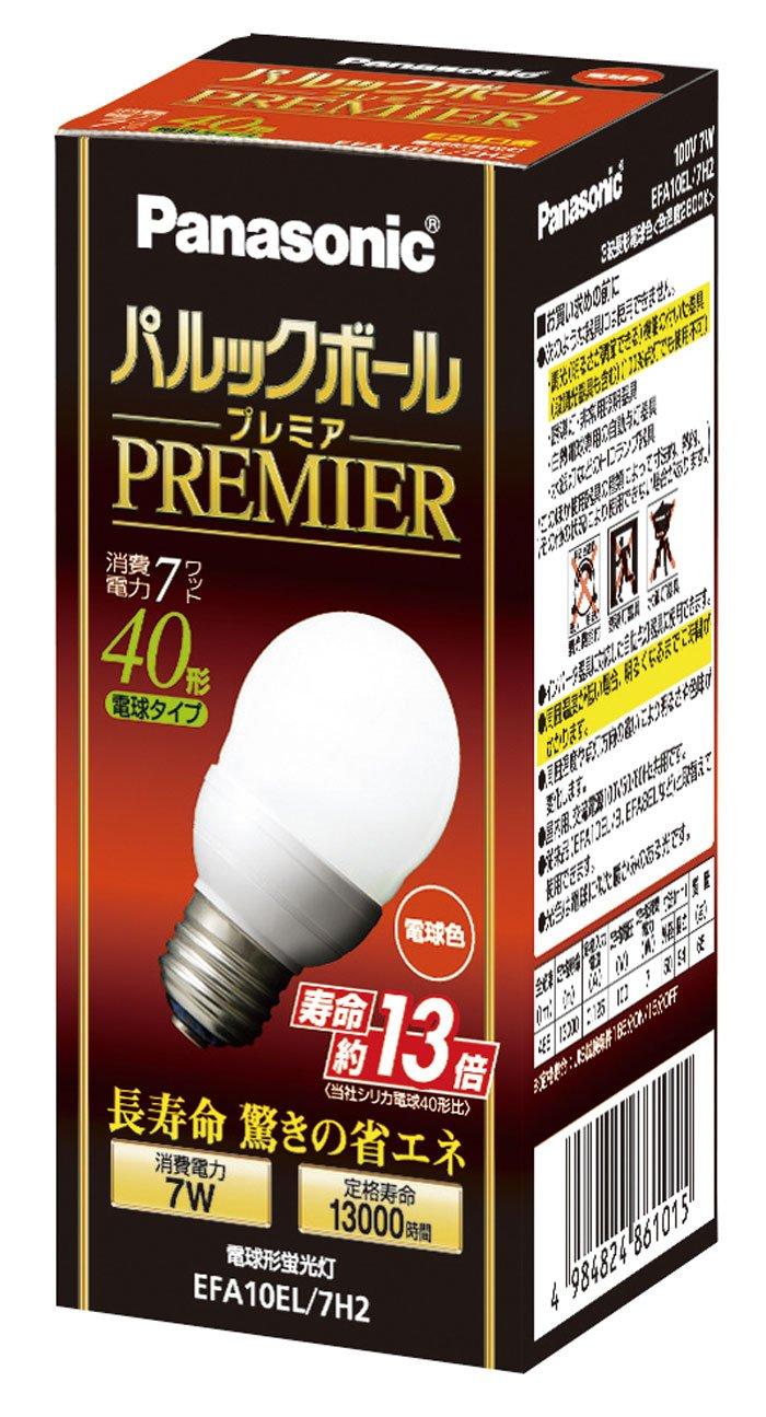 Panasonic Palook Ball Premier A10 type light bulb 40 type light bulb color EFA10EL7H2 Base diameter 26mm
Panasonic Palook Ball Premier A10 type light bulb 40 type light bulb color EFA10EL7H2 Base diameter 26mm