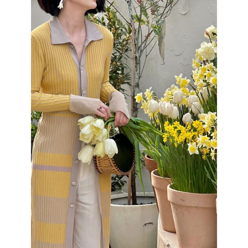 High-end temperament niche gentle early autumn design knitted long-sleeved dress XL жёлтый
High-end temperament niche gentle early autumn design knitted long-sleeved dress XL жёлтый