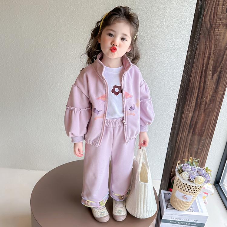 Meng Tang Tang Girls Spring Hoodie Set: 2026 New Korean Style Two-Piece Outfit 110 cm фіолетовий
Meng Tang Tang Girls Spring Hoodie Set: 2026 New Korean Style Two-Piece Outfit 110 cm фіолетовий
