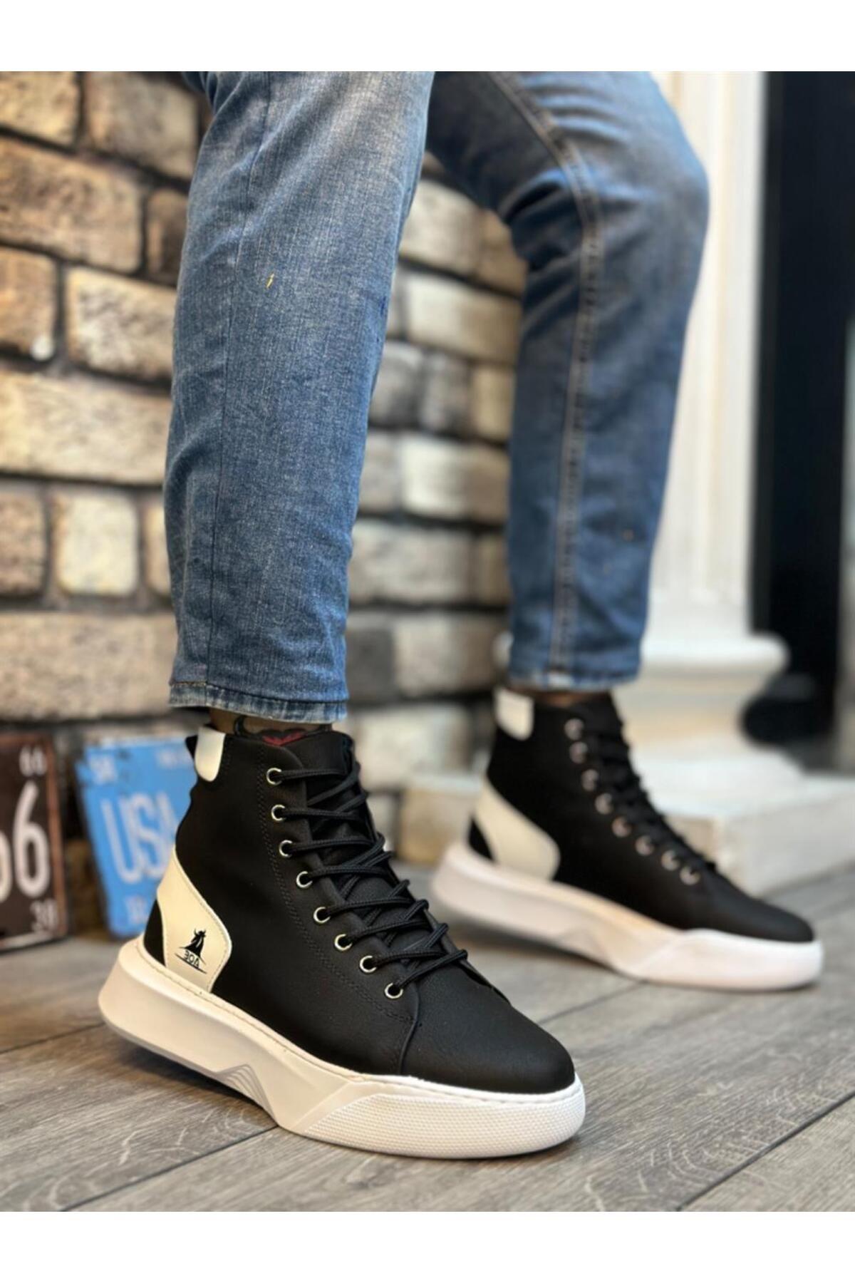 Мужские модные ботинки Bootie Glb на шнуровке с высокой подошвой, черные, белые, черные спортивные ботинки на черной подошве 40
Мужские модные ботинки Bootie Glb на шнуровке с высокой подошвой, черные, белые, черные спортивные ботинки на черной подошве 40