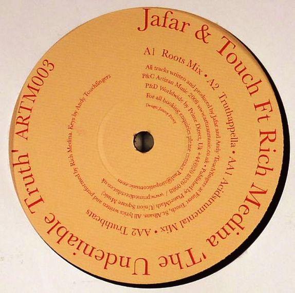 12inch Record JAFAR & TOUCH FT RICH MEDINA - The Undeniable Truth ARMT003 Artizan Music 2008 UK Dance & Electronica Used
12inch Record JAFAR & TOUCH FT RICH MEDINA - The Undeniable Truth ARMT003 Artizan Music 2008 UK Dance & Electronica Used