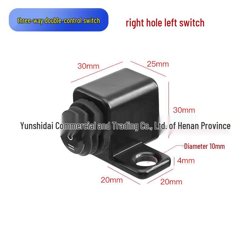Waterproof Motorcycle Spotlight Switch for High/Low Beam, External Three-Wire/Two-Wire Mirror Mounted
Waterproof Motorcycle Spotlight Switch for High/Low Beam, External Three-Wire/Two-Wire Mirror Mounted
