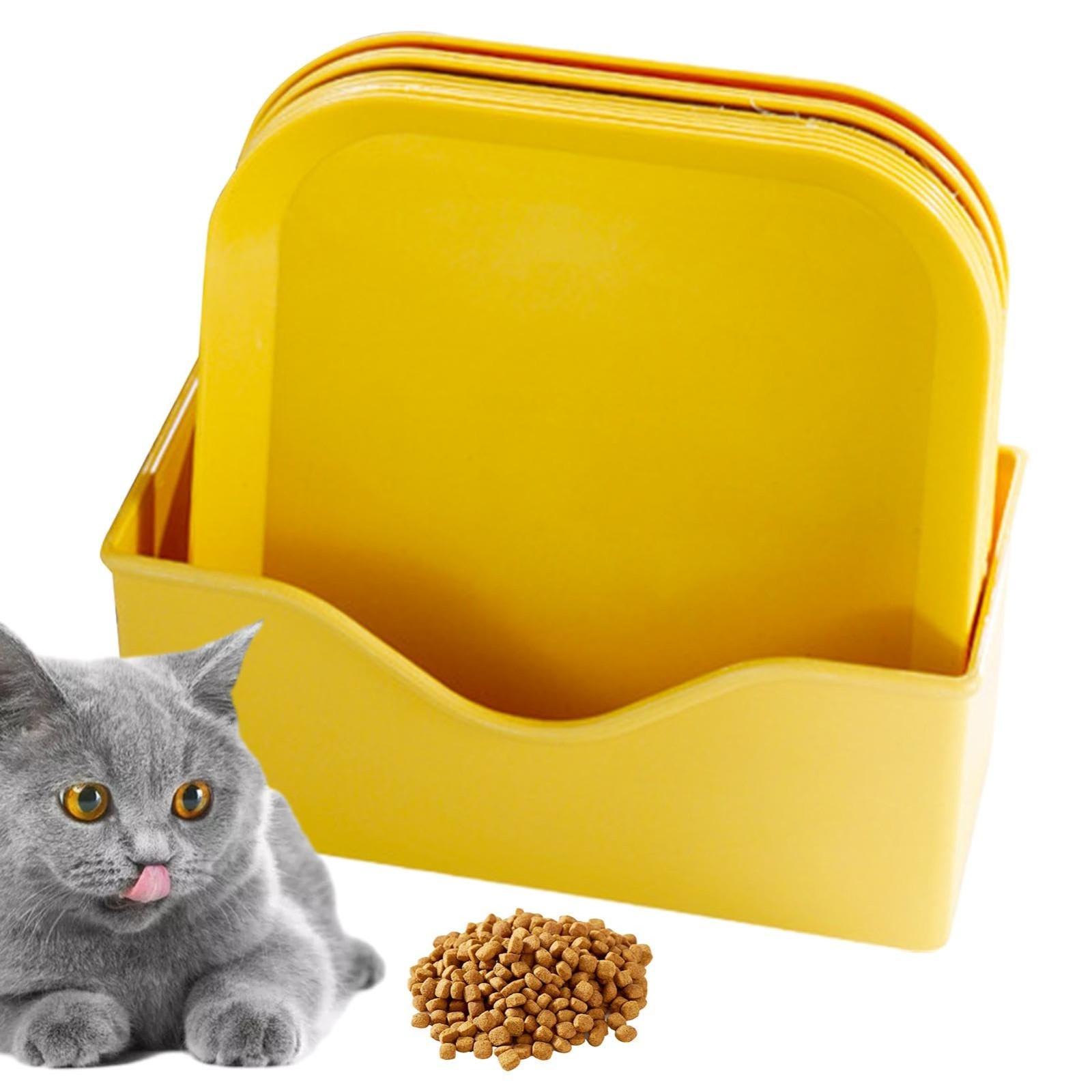 4 цвета, квадратная миска для кормления, миска для кошачьей еды, миски без усталости для влажного и сухого корма для котят и коротконогих кошек жёлтый
4 цвета, квадратная миска для кормления, миска для кошачьей еды, миски без усталости для влажного и сухого корма для котят и коротконогих кошек жёлтый