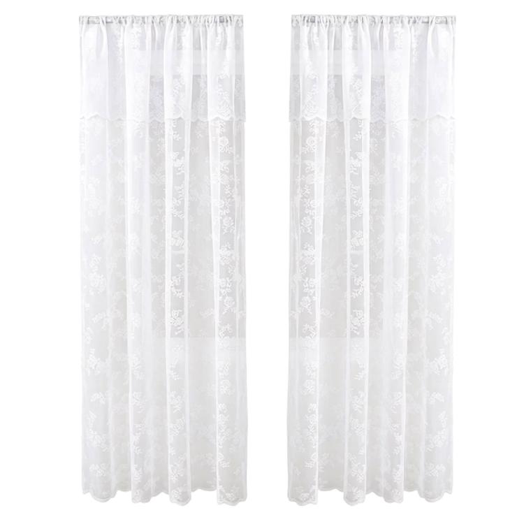 Beautiful Floral Lace Curtains With Portable Polyester For Home Decoration 1
Beautiful Floral Lace Curtains With Portable Polyester For Home Decoration 1