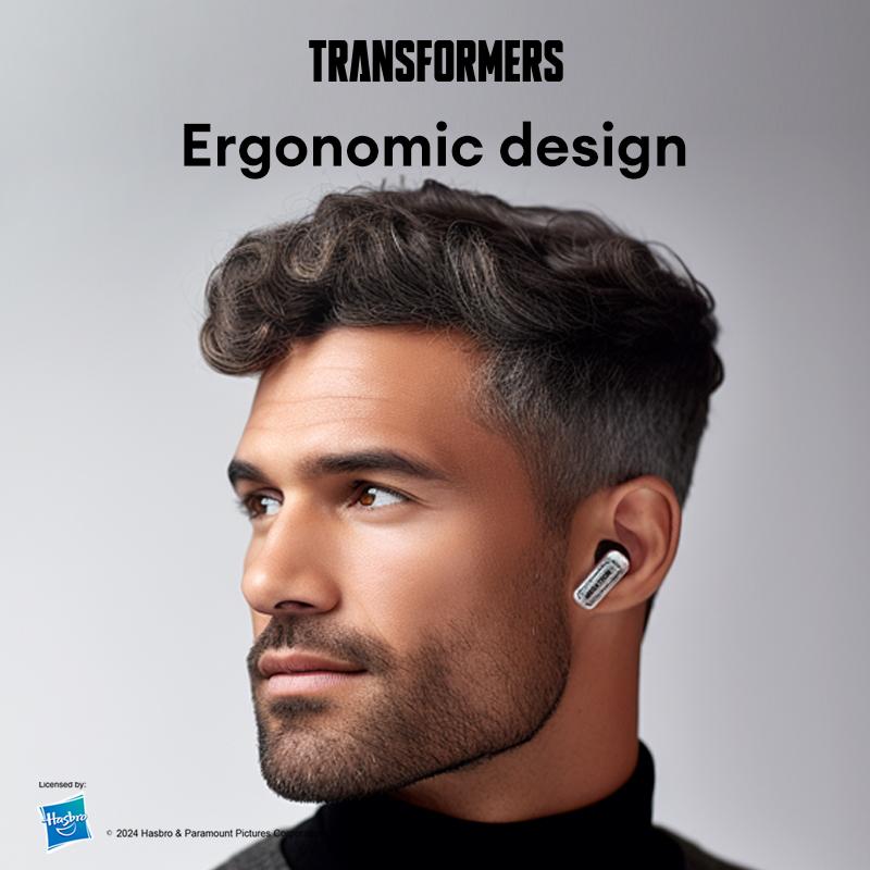 TRANSFORMERS TF-T31 Bluetooth headset Semi-in-ear Bluetooth V5.4 War damage version wireless call noise reduction and long lif
TRANSFORMERS TF-T31 Bluetooth headset Semi-in-ear Bluetooth V5.4 War damage version wireless call noise reduction and long lif