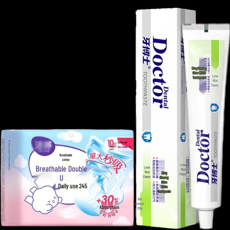 Dr. Ya Whitening Toothpaste & JT Sanitary Napkin Bundle
Dr. Ya Whitening Toothpaste & JT Sanitary Napkin Bundle