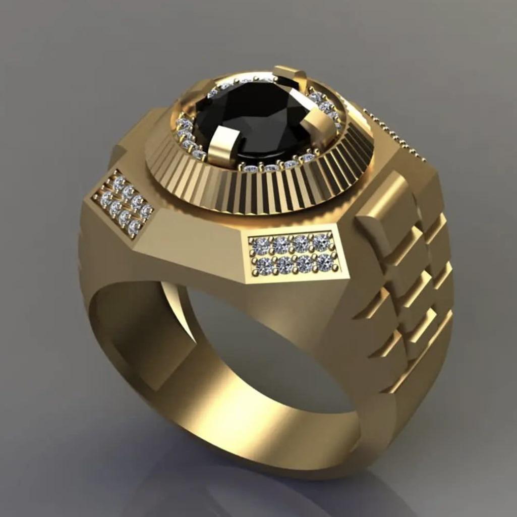 Sanjie Jewelry: European & American Hip Hop Black Diamond Imitation 18K Gold Ring - New Style Size 12
Sanjie Jewelry: European & American Hip Hop Black Diamond Imitation 18K Gold Ring - New Style Size 12