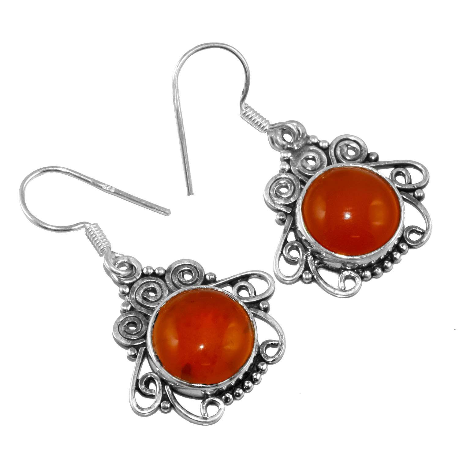 Carnelian Gemstone Earrings Solid 925 Sterling Silver Handmade Earrings Jewelry Gift For Women And Girls E-1631
Carnelian Gemstone Earrings Solid 925 Sterling Silver Handmade Earrings Jewelry Gift For Women And Girls E-1631