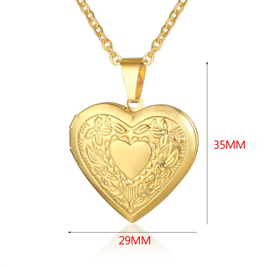 Romantic Love Heart Locket Pendant Necklaces For Women Silver Color Stainless Steel Photo Frame Promise Jewelry Chokers Gift 35cm
Romantic Love Heart Locket Pendant Necklaces For Women Silver Color Stainless Steel Photo Frame Promise Jewelry Chokers Gift 35cm