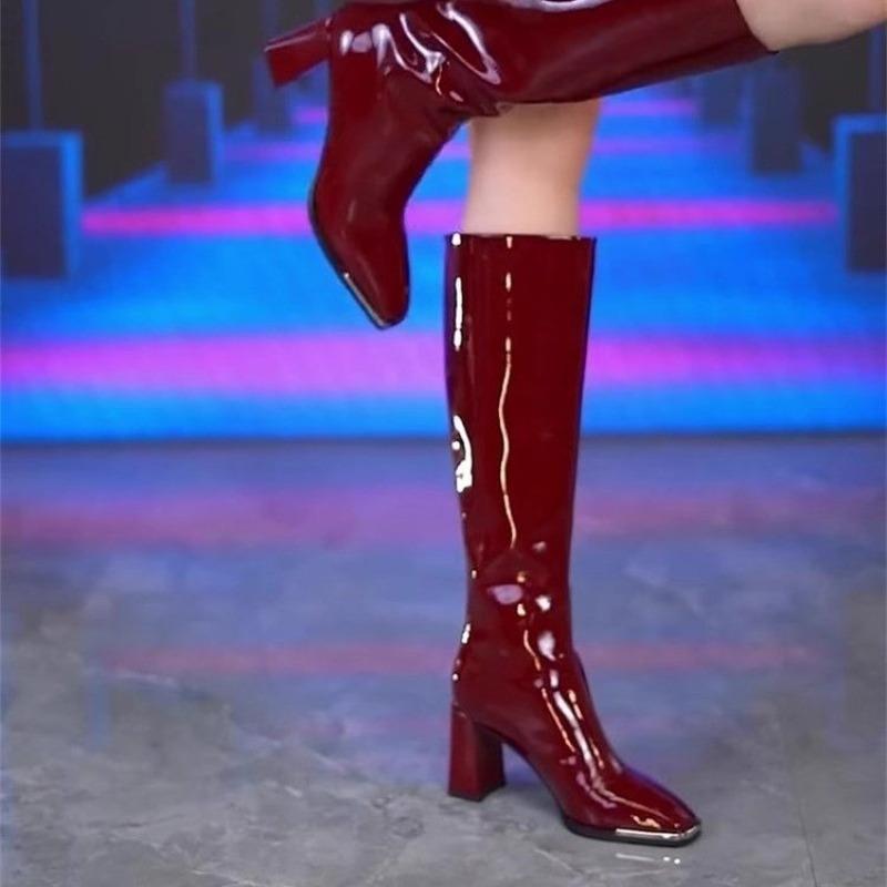 Мода Осень Зима Новая Мода Женские Сапоги до Колена из Лакированной Кожи Сапоги до Колена Женские Водонепроницаемые Белые Красные Черные Вечерние Туфли 35 красный
Мода Осень Зима Новая Мода Женские Сапоги до Колена из Лакированной Кожи Сапоги до Колена Женские Водонепроницаемые Белые Красные Черные Вечерние Туфли 35 красный
