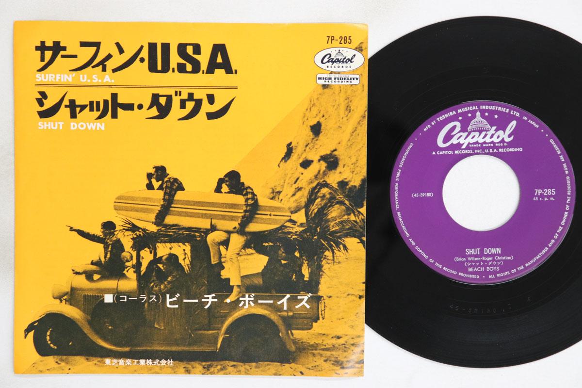 7inch Record BEACH BOYS Surfin U.s.a. Shut Down 7P285 CAPITOL 1963 Japan Rock Used
7inch Record BEACH BOYS Surfin U.s.a. Shut Down 7P285 CAPITOL 1963 Japan Rock Used