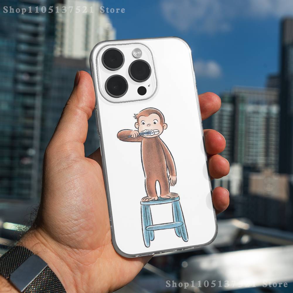 Curious G-George Monkey Phone Case For iPhone 17,16,15,14,13,12,11 Pro,Max,Plus,X,XS,XR,SE4,E Mini Transparent Soft Cover iPhone15
Curious G-George Monkey Phone Case For iPhone 17,16,15,14,13,12,11 Pro,Max,Plus,X,XS,XR,SE4,E Mini Transparent Soft Cover iPhone15