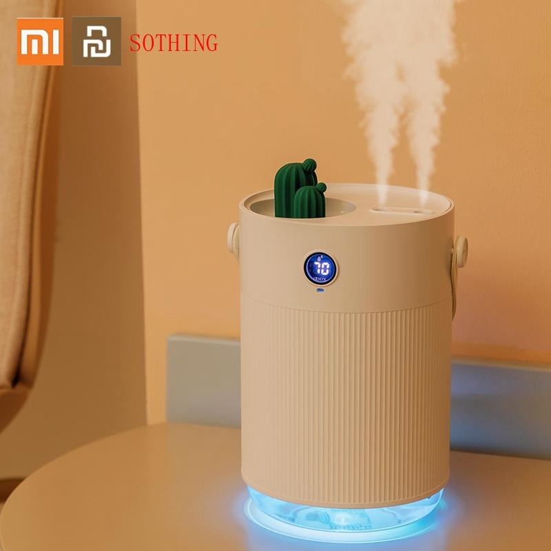 Xiaomi Youpin SOTHING Увлажнитель воздуха Кактус с двумя насадками Портативный 1л Мини ЖК-дисплей Цифровой детектор влажности Диффузор тумана 7 цветов Свет
Xiaomi Youpin SOTHING Увлажнитель воздуха Кактус с двумя насадками Портативный 1л Мини ЖК-дисплей Цифровой детектор влажности Диффузор тумана 7 цветов Свет