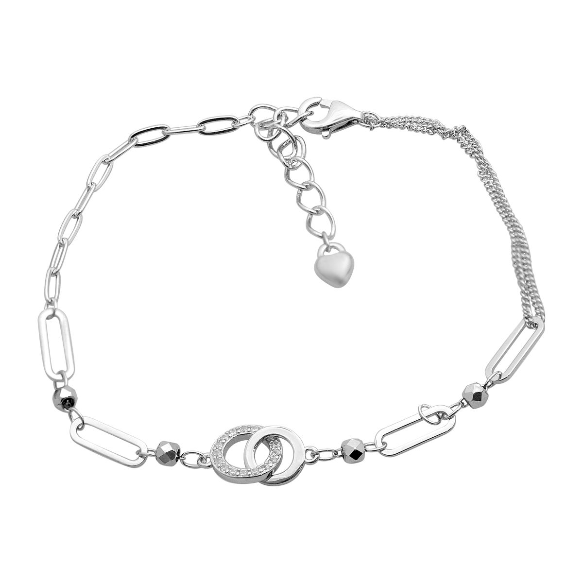Серебряный браслет с фианитами, вес изделия 2,75 гр (2206361) 17-20cm білий
Серебряный браслет с фианитами, вес изделия 2,75 гр (2206361) 17-20cm білий