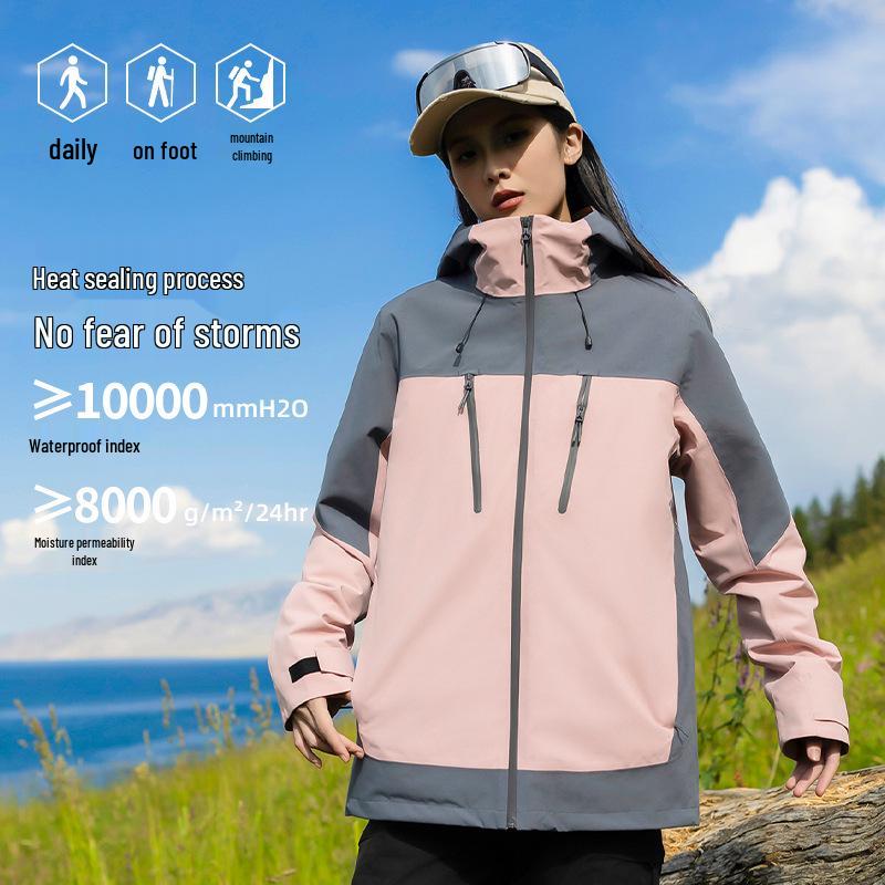 Unisex Waterproof & Windproof 3-in-1 Outdoor Windbreaker Set for Hiking and Mountaineering M
Unisex Waterproof & Windproof 3-in-1 Outdoor Windbreaker Set for Hiking and Mountaineering M