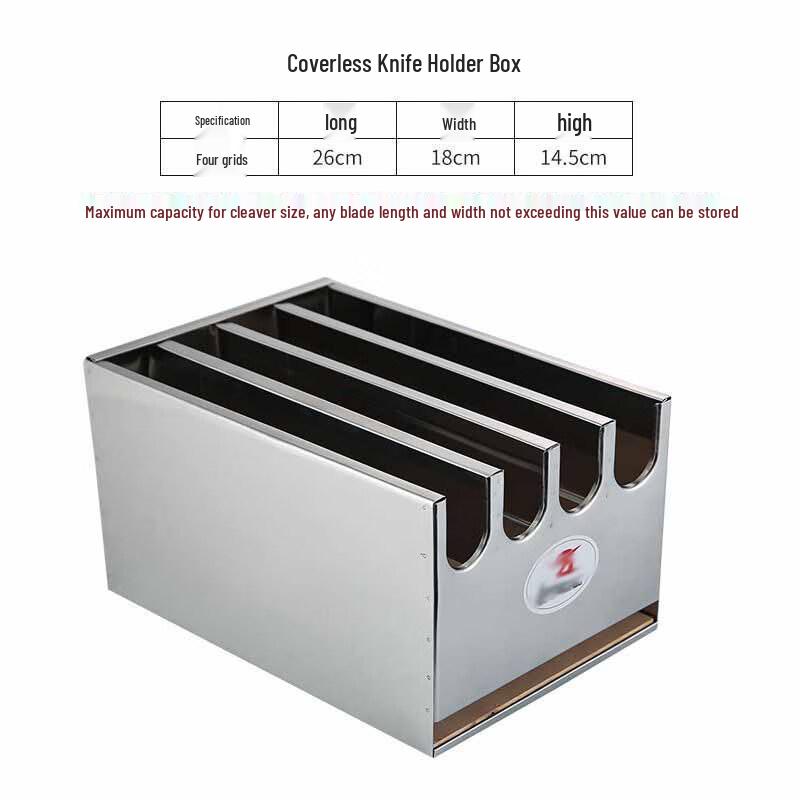 Dibulang Блок для ножей из нержавеющей стали 304 с 4 слотами
Dibulang Блок для ножей из нержавеющей стали 304 с 4 слотами