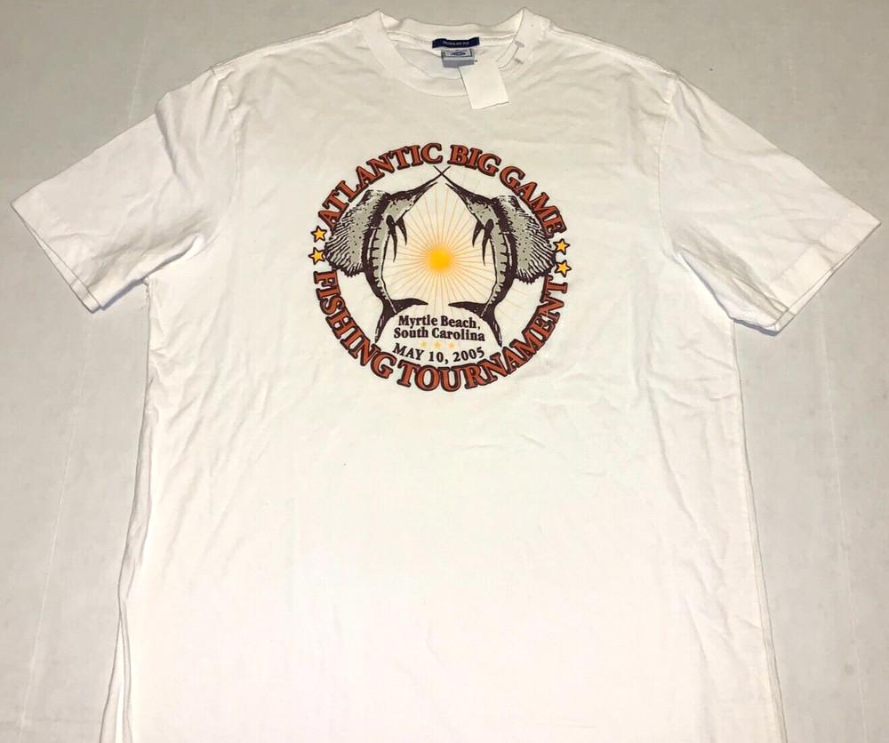 Rare Vintage 2005 Atlantic Fishing Tournament Myrtle Beach T-Shirt New NWT SMALL Unisex T-Shirt S
Rare Vintage 2005 Atlantic Fishing Tournament Myrtle Beach T-Shirt New NWT SMALL Unisex T-Shirt S