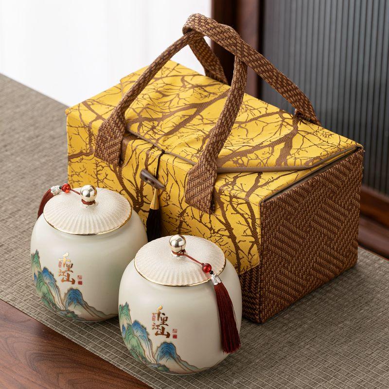 Керамическая банка для хранения чая подарочный набор
Керамическая банка для хранения чая подарочный набор