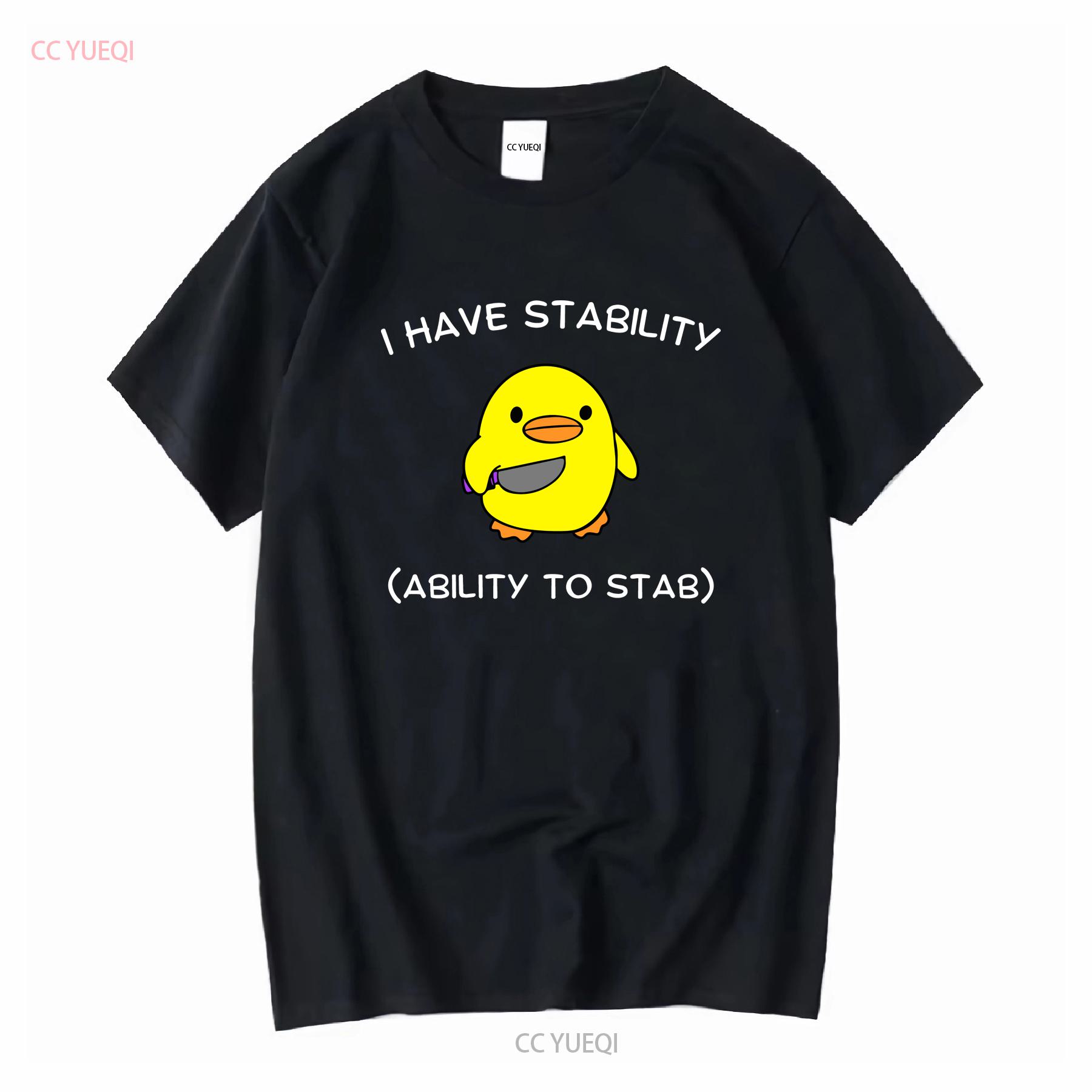 I Have Stability Ability To Stab T Shirt Funny Women Silly Meme Top for Her Sarcastic Chick Trendy Apparel vintage Washed 4XL
I Have Stability Ability To Stab T Shirt Funny Women Silly Meme Top for Her Sarcastic Chick Trendy Apparel vintage Washed 4XL