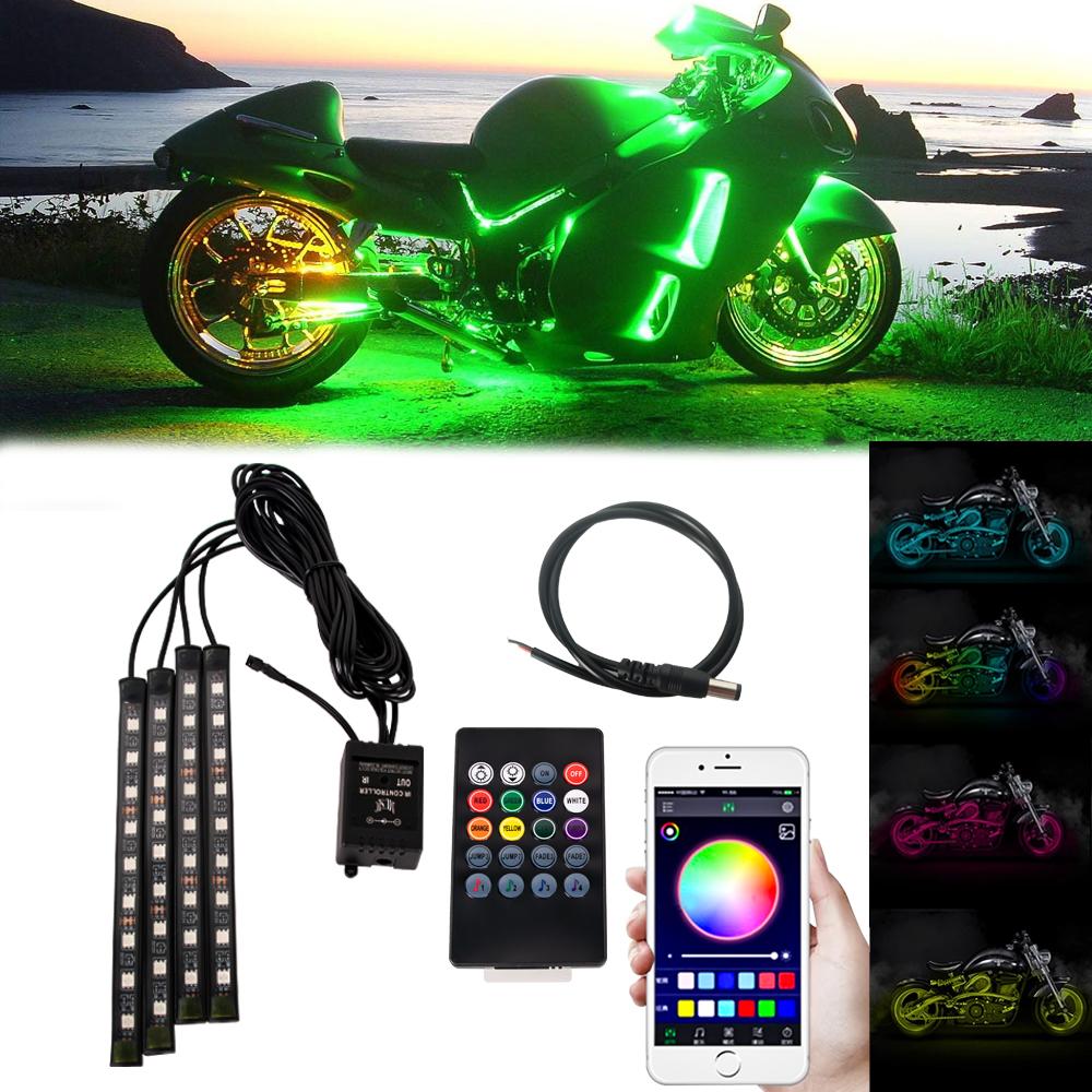 LED Lights for Motorcycle Accessories RGB APP Sound Control Moto Backlight Flexible Waterproof Decoration Light Neon Strip 12v
LED Lights for Motorcycle Accessories RGB APP Sound Control Moto Backlight Flexible Waterproof Decoration Light Neon Strip 12v