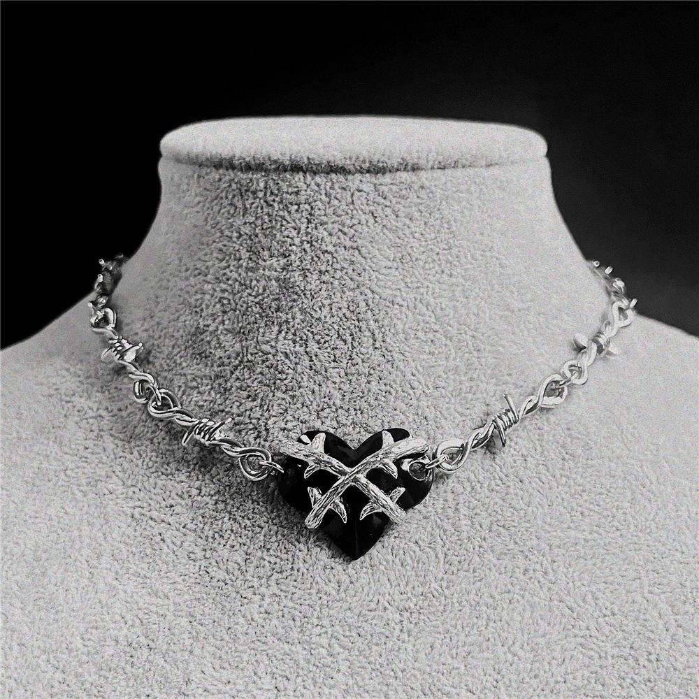 Women Hip-hop Gothic Punk Style Barbed Wire Little Thorns Chain Choker Fashionable Birthday Gift for Women
Women Hip-hop Gothic Punk Style Barbed Wire Little Thorns Chain Choker Fashionable Birthday Gift for Women