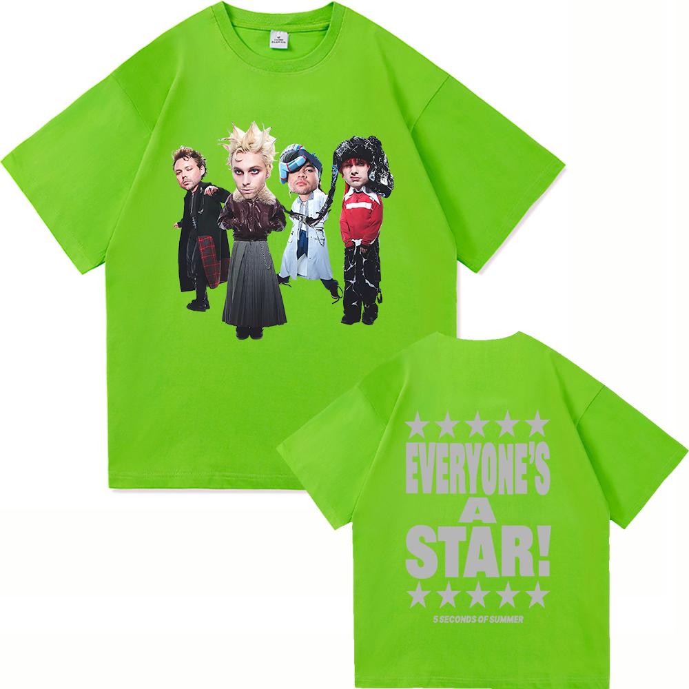 5 Seconds of Summer Футболка Everyones A Star Мода 2025 Альбом ЧоловікиЖінки Одяг Харадзюку Високоякісні Топи Бавовняні Футболки L
5 Seconds of Summer Футболка Everyones A Star Мода 2025 Альбом ЧоловікиЖінки Одяг Харадзюку Високоякісні Топи Бавовняні Футболки L