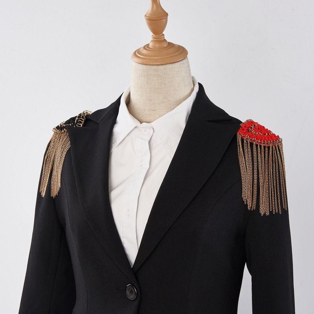 Pearls Tassel Chain Shoulder Board Pin Shoulder Brooches Exquisite Pearls Tassel Epaulet Party Style 4
Pearls Tassel Chain Shoulder Board Pin Shoulder Brooches Exquisite Pearls Tassel Epaulet Party Style 4
