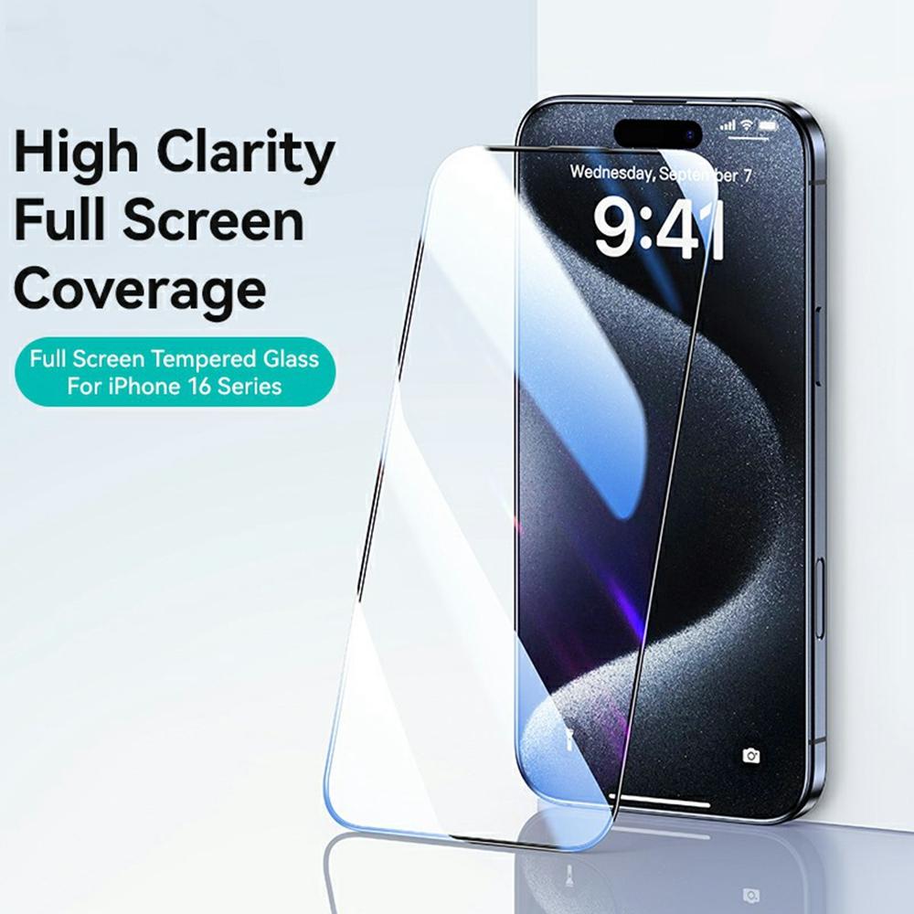 USAMS BH900 For iPhone 16 Pro Max Full Screen Protector 0.33mm Silk Printing Tempered Glass Film As Shown A
USAMS BH900 For iPhone 16 Pro Max Full Screen Protector 0.33mm Silk Printing Tempered Glass Film As Shown A