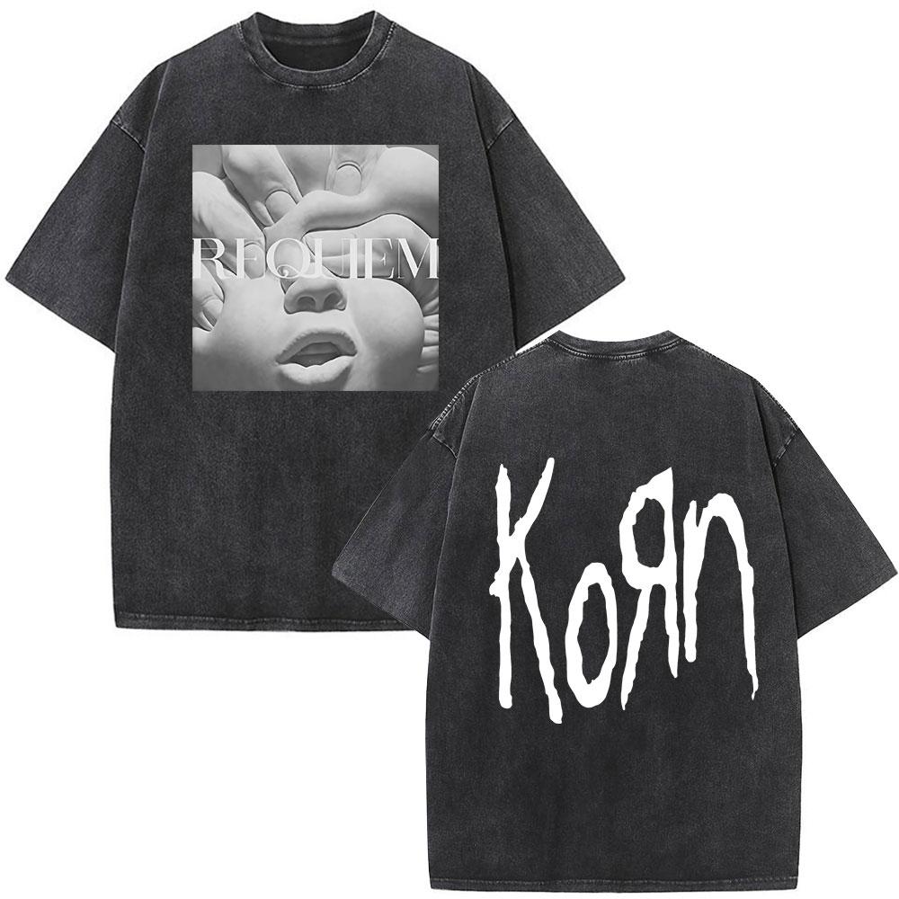 Korn Europe Tour Vintage Washed T Shirt Fan Gifts Metal Gothic Rock Band Tshirts Mens Clothing Casual Short Sleeve Tshirt S
Korn Europe Tour Vintage Washed T Shirt Fan Gifts Metal Gothic Rock Band Tshirts Mens Clothing Casual Short Sleeve Tshirt S
