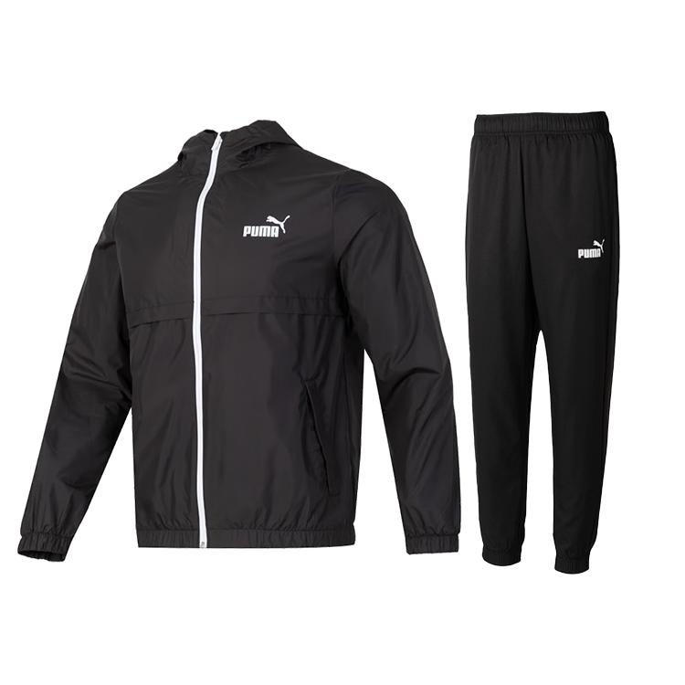 Puma Hooded Comfortable Color Block Full Zip Jacket Woven Mid Waist Cuffed Long Pants Casual Sports Set Men Sports Set Black 849462-52+685639-51 M
Puma Hooded Comfortable Color Block Full Zip Jacket Woven Mid Waist Cuffed Long Pants Casual Sports Set Men Sports Set Black 849462-52+685639-51 M