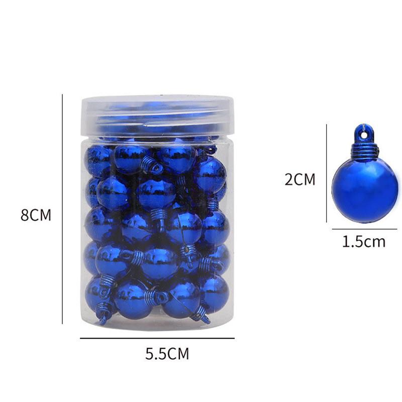 48Pcs/1.5CM Christmas Ball Decoration Supplies Christmas Tree Ornaments Pendants New Year Party Home Decoration 1.5cm
48Pcs/1.5CM Christmas Ball Decoration Supplies Christmas Tree Ornaments Pendants New Year Party Home Decoration 1.5cm