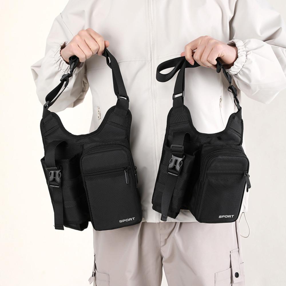 Multi-purpose Sport Crossbody Bag Wear Resistant Riding Chest Bag Oxford Shoulder Bag Men/Women чорний
Multi-purpose Sport Crossbody Bag Wear Resistant Riding Chest Bag Oxford Shoulder Bag Men/Women чорний