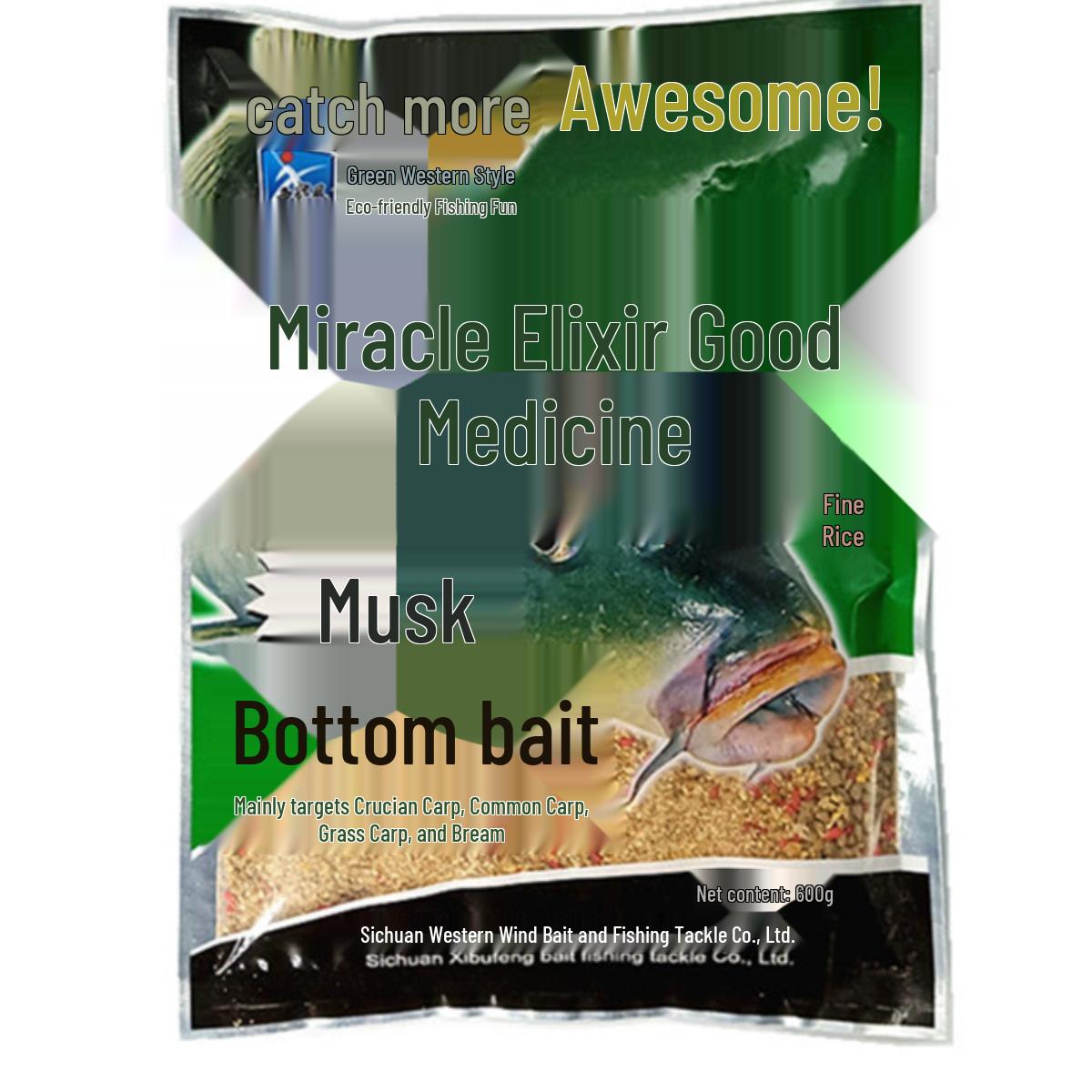 Musk Bottom Nest Bait: 600g Miracle Cure for Crucian, Grass Carp & Bream Musk Bottom Nest Bait 600g x 1 Bag
Musk Bottom Nest Bait: 600g Miracle Cure for Crucian, Grass Carp & Bream Musk Bottom Nest Bait 600g x 1 Bag