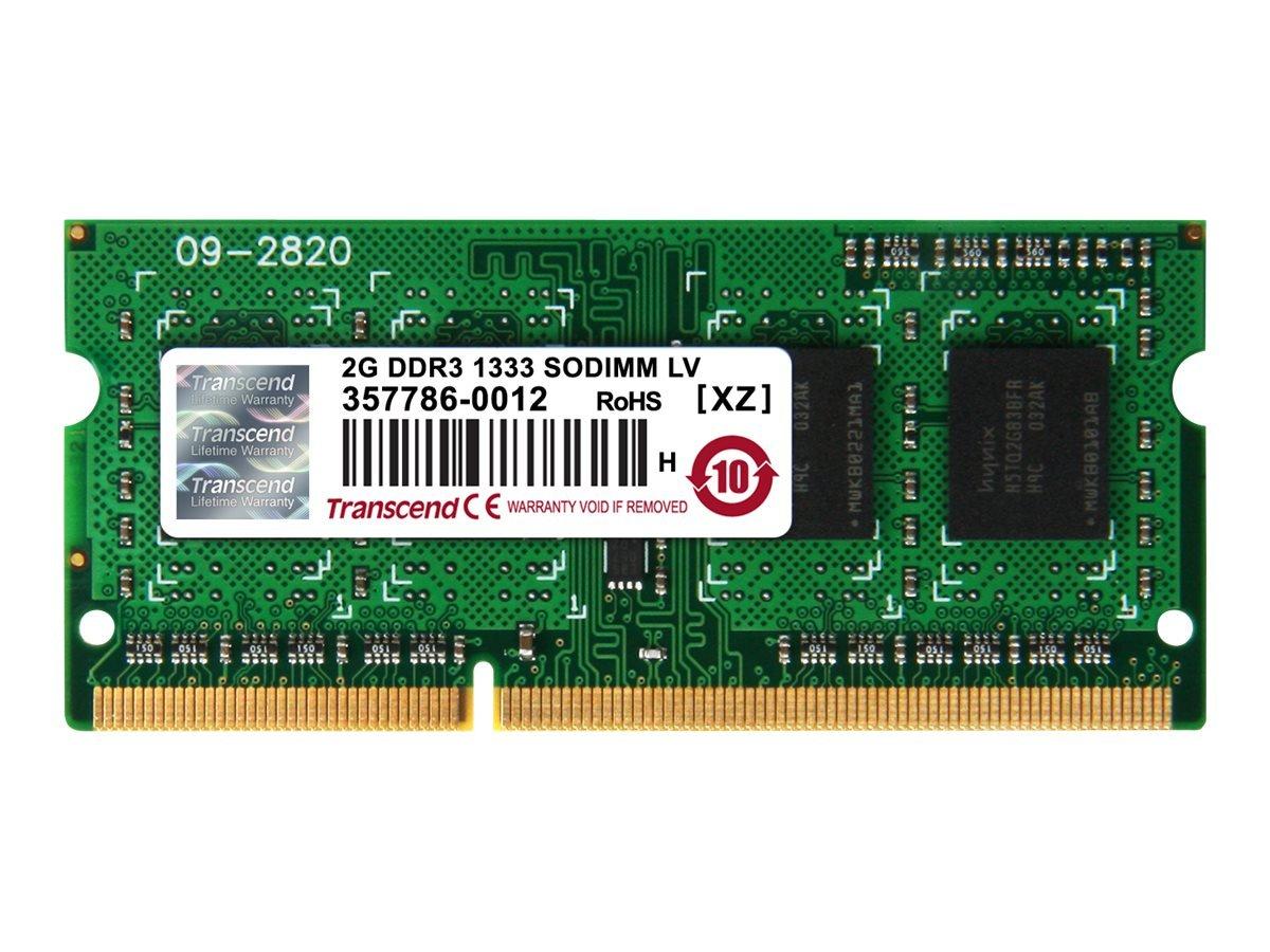 Transcend Laptop Memory DDR3L 1333 2GB Compatible 204pin TS256MSK64W3N PC3L-10600 1.35V (Low Voltage) - 1.5V SO-DIMM
Transcend Laptop Memory DDR3L 1333 2GB Compatible 204pin TS256MSK64W3N PC3L-10600 1.35V (Low Voltage) - 1.5V SO-DIMM