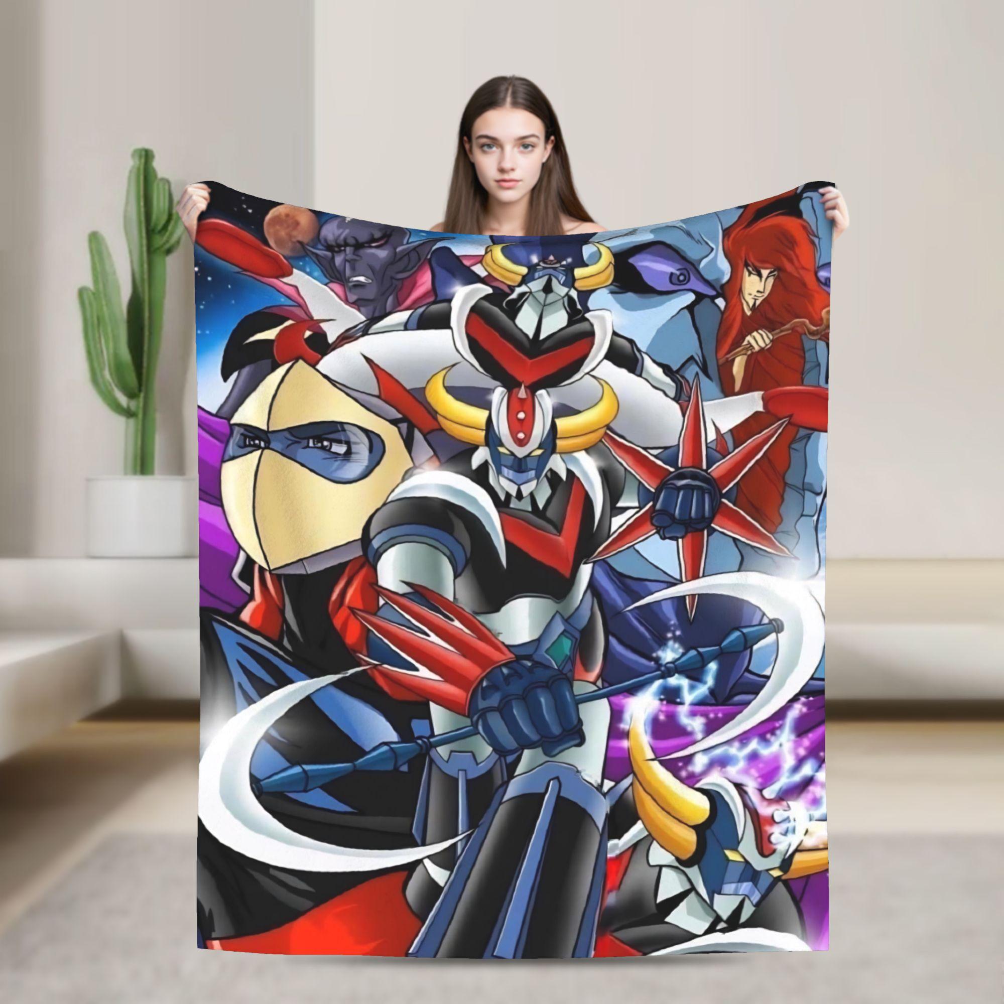 UFO Robot Grendizers Goldorak Fleece Throw Blankets Japan Anime for Bedding Knitted Blanket Car Super Soft Multifunction 30x40in
UFO Robot Grendizers Goldorak Fleece Throw Blankets Japan Anime for Bedding Knitted Blanket Car Super Soft Multifunction 30x40in