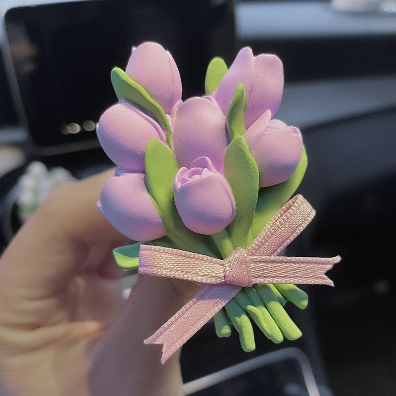 Air Outlet Flower Aromatherapy Car Decoration Gardenia Tulip Rose Peach Blossom Car Perfume Fragrant Stone Pendant Tulip Purple
Air Outlet Flower Aromatherapy Car Decoration Gardenia Tulip Rose Peach Blossom Car Perfume Fragrant Stone Pendant Tulip Purple